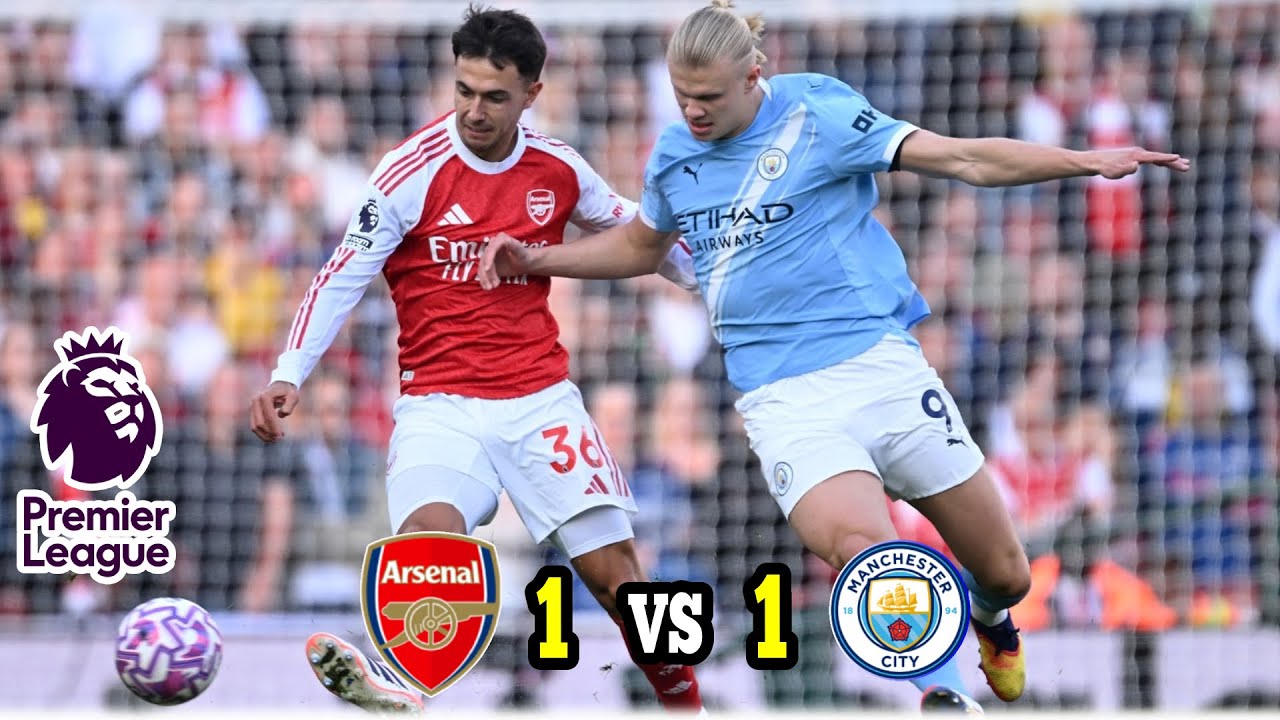 Arsenal vs Manchester City 1-1: Exciting Highlights & Goals with Martinelli's Strike ⚽