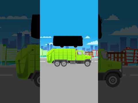 Песенка про машинки Чей силуэт? - Автобус #песенкидлядетей #мультикипромашинки #крошкаантошкаtv