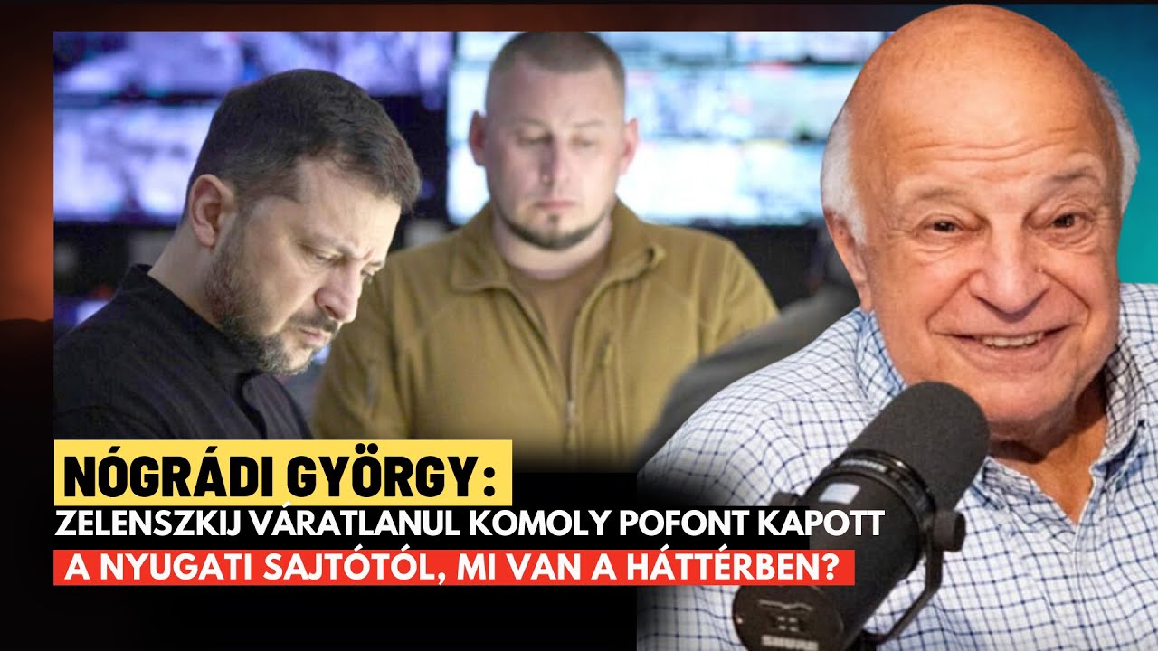 Nógrádi György: Váratlan vádak Zelenszkijtől – Házassági válság vagy más okok? 🤔