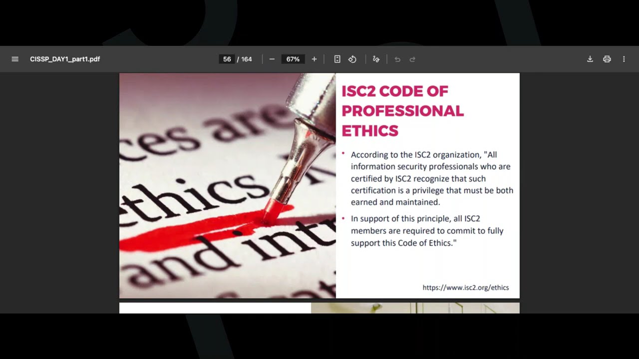 CISSP Day 1 Live Online Class - Full Session