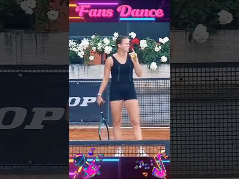 Aryna Sabalenka, Dancing Her Way to the Court! #remix #vibes #tennis #mashup