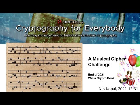 A Musical Cipher Challenge β End of 2021 β Win a Crypto Book