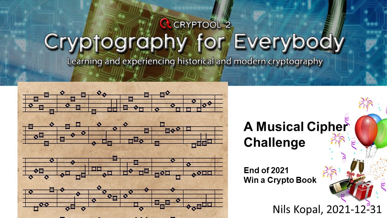 🎵 Unlock the Musical Cipher Challenge & Win a Crypto Book! End of 2021 Special