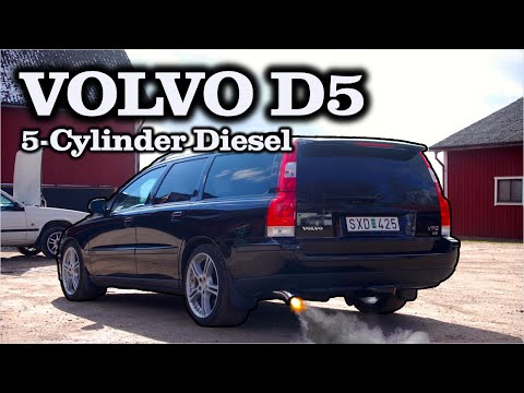 Volvo D5 5-Cylinder Turbo Diesel Sounds 🔊