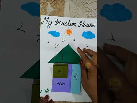 tlm, fraction tlm, fraction activity,easy activity for school#shorts