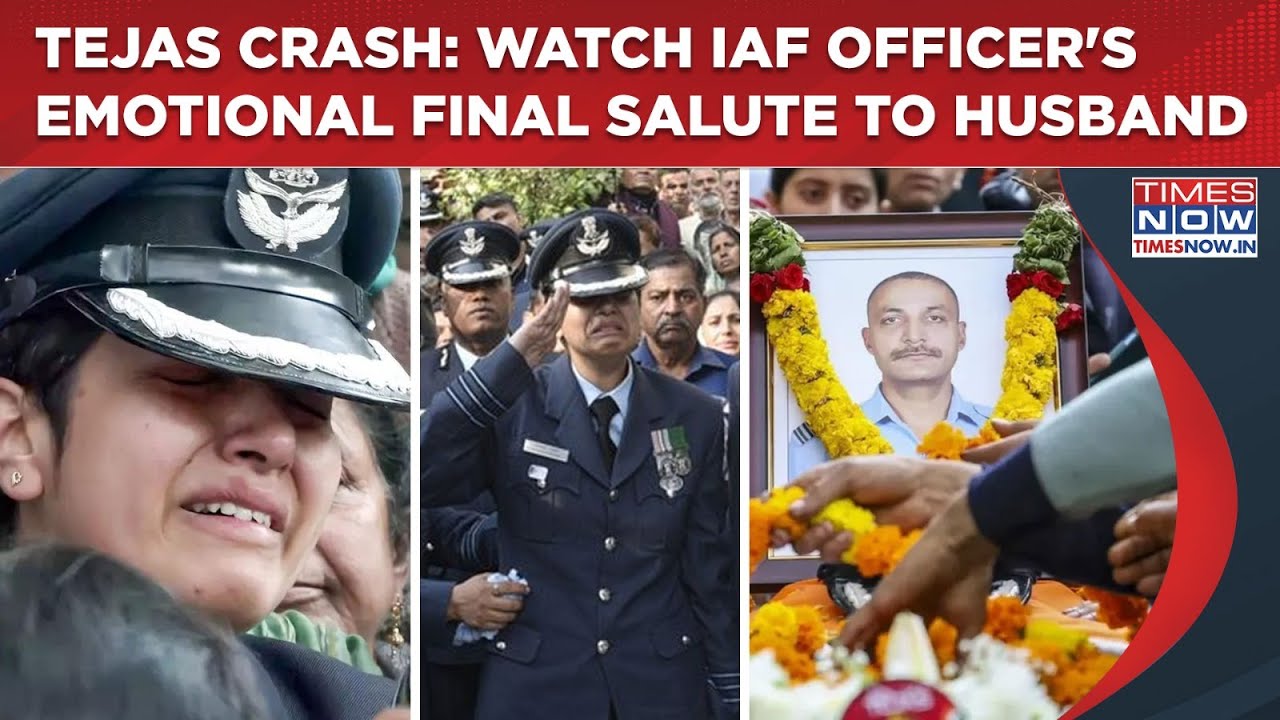 IAF Officer Mourns Husband Killed in Dubai Air Show ✈️