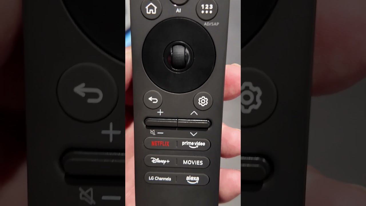 2025 LG TV Remote for OLED, QNED, Mini-LED, and Monitors
