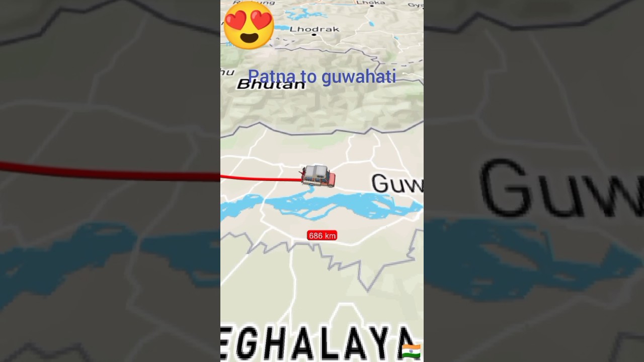 patna bihar to guwahati assam route  guide by road 😘#shorts #viralvideo