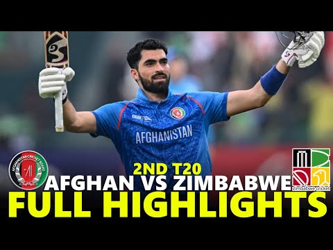 Afghanistan vs Zimbabwe Full Highlights 2nd T20 2025 | AFG VS ZIM