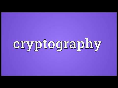 cryptography meaning in English
