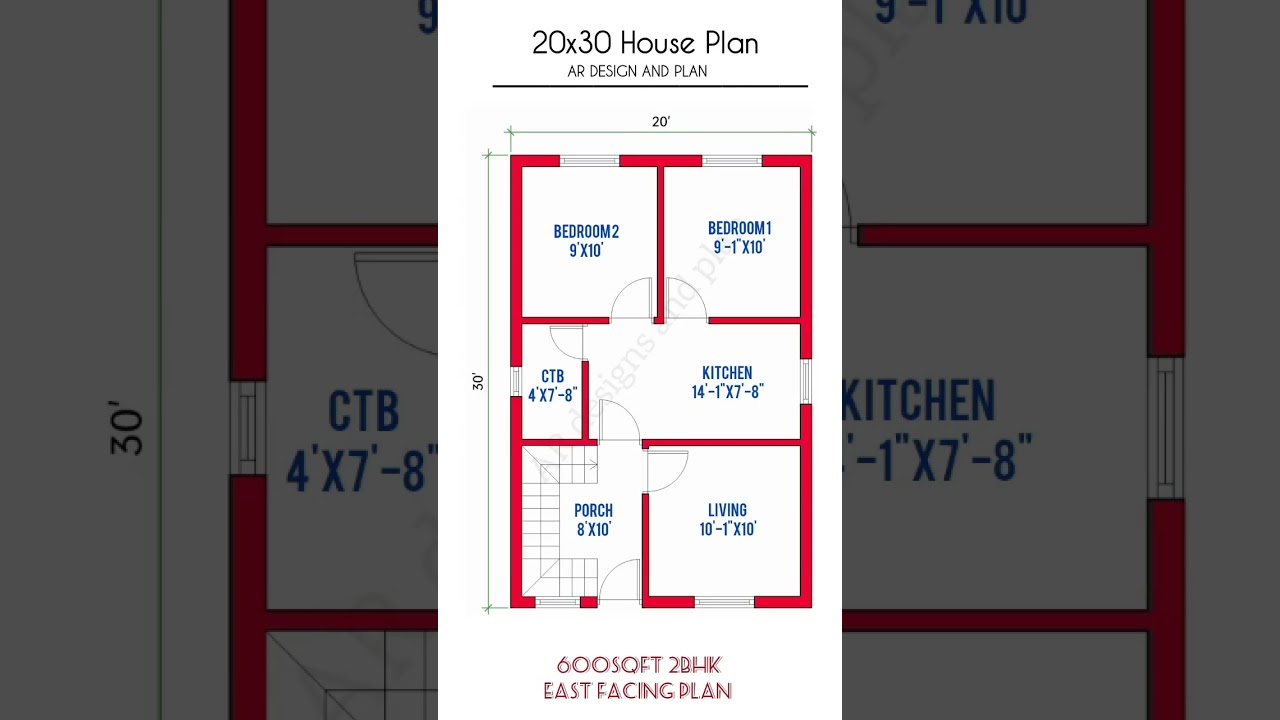 20x30 House Plan | Home & Interior Design