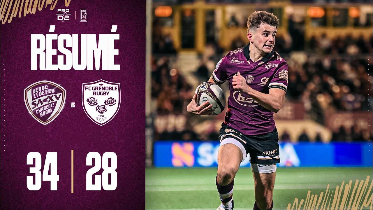 SA XV 34-28 Grenoble : Résumé Épique du Match au Chanzy 🔥
