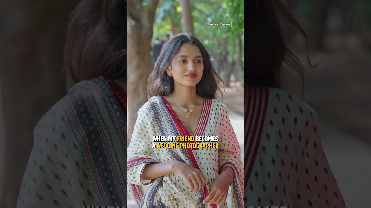 When My Friend Becomes a Wedding Photographer 📸 | #shorts