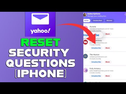 Reset Yahoo Mail Security Question on iPhone 2025
