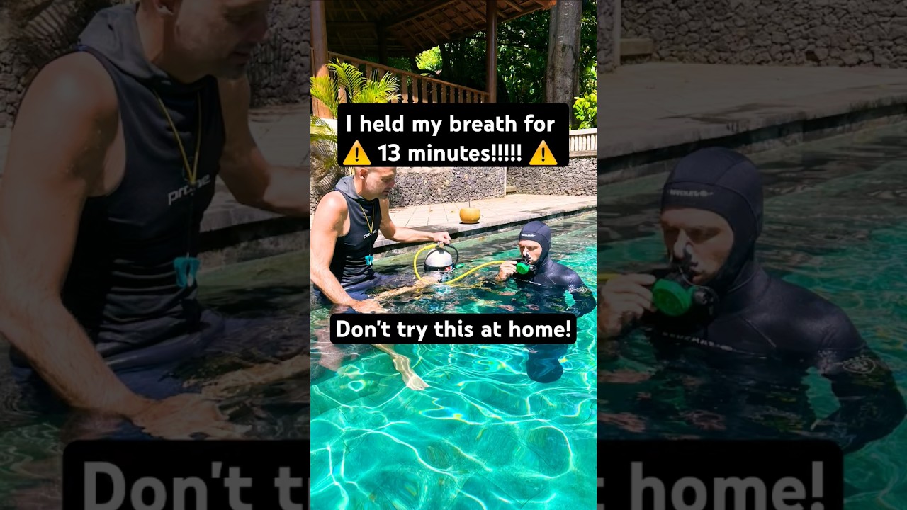 Held My Breath for 13 Minutes! 🌊