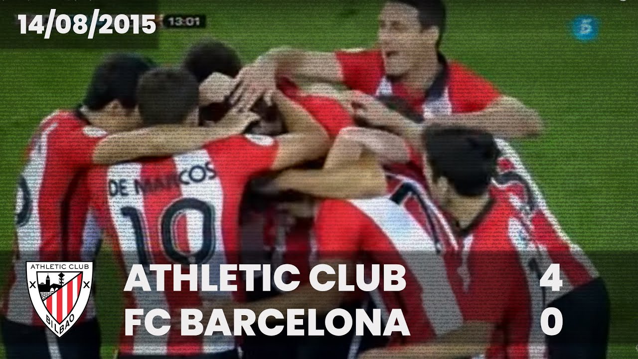 Supercopa 15/16: Athletic Club 4-0 Barcelona 🏆