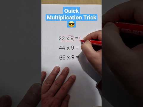 Multiplication Tricks To Make Mathematics Fun and Easy 😉 #math #multiplication