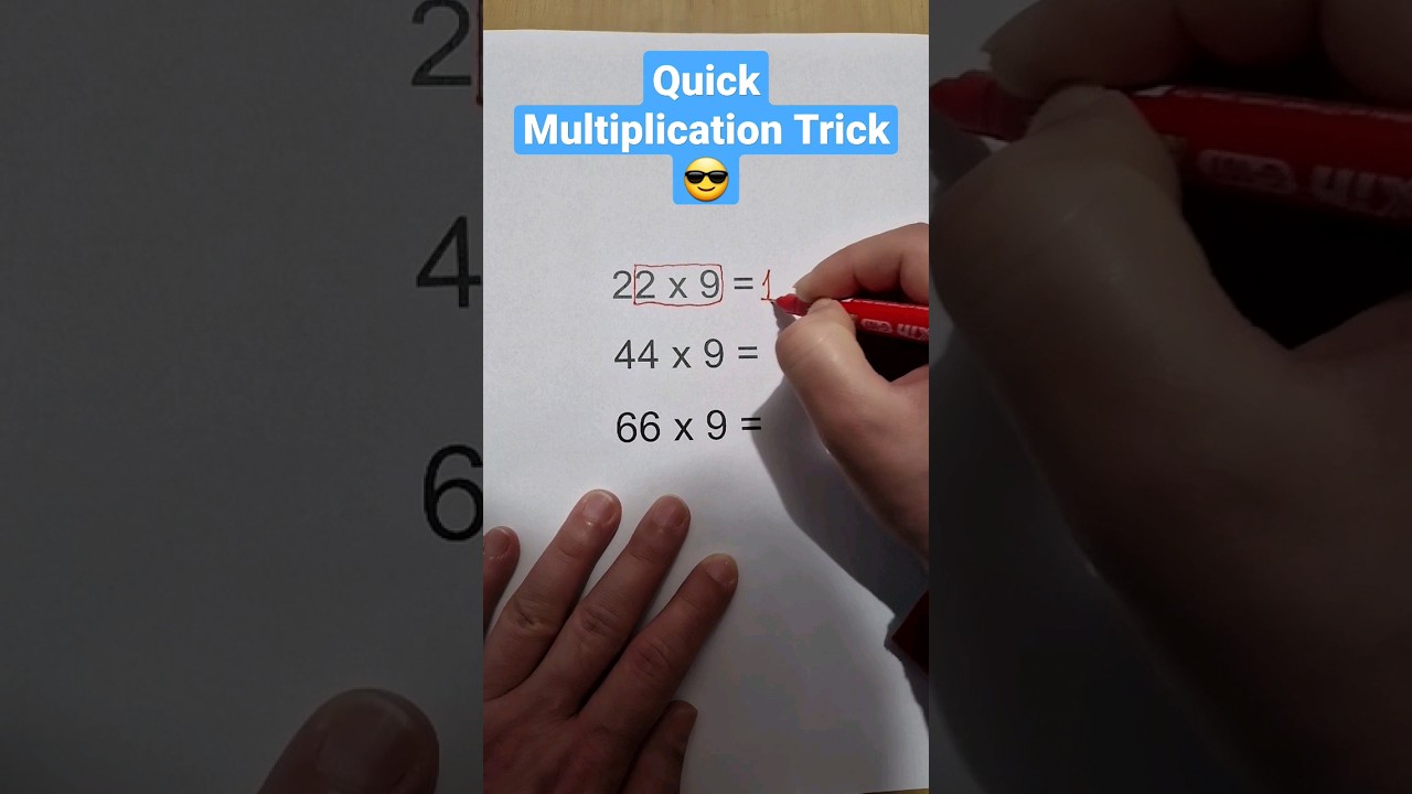 Easy Multiplication Tricks to Master Math Fast! ✨