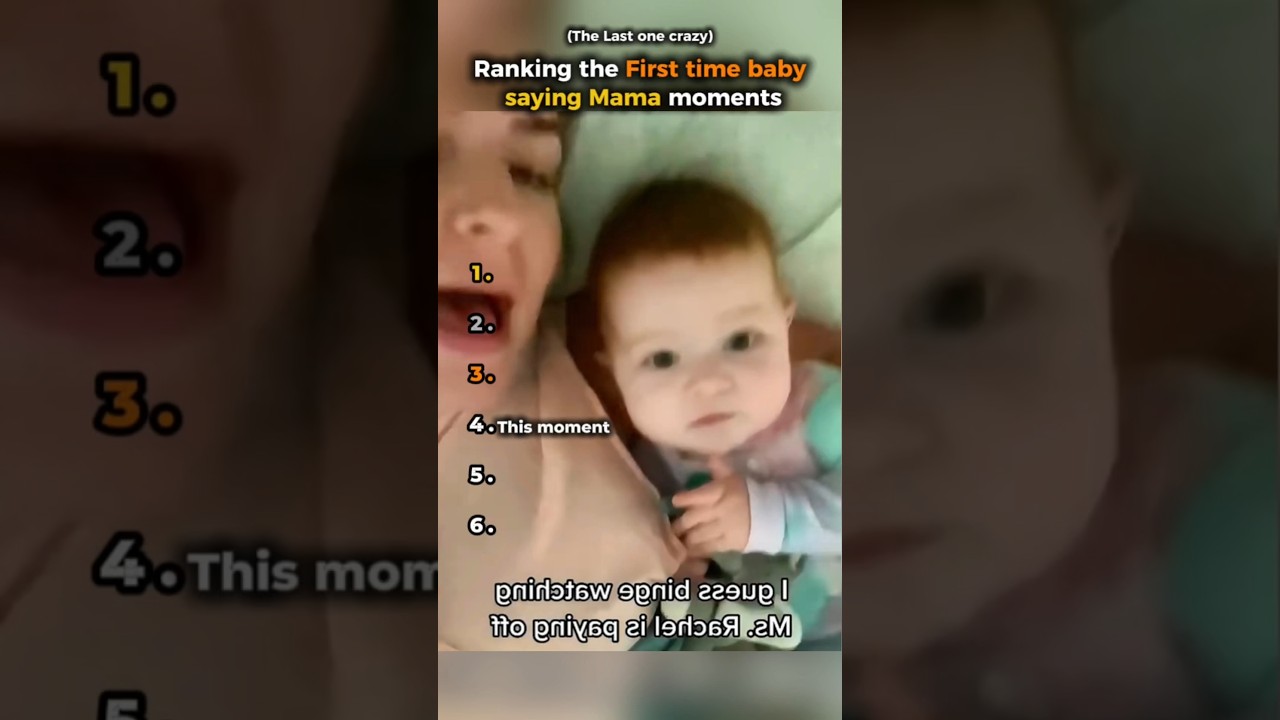 First 'Mama' Moments: Baby's Cute Speech #shorts