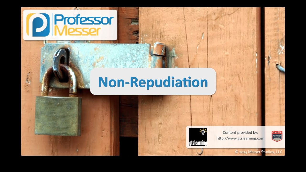 Master Non-Repudiation for Security+ SY0-401 📜