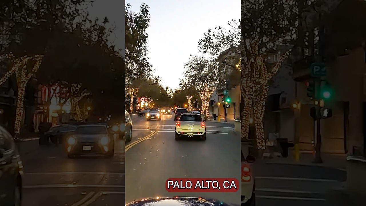 Sunset Drive in Palo Alto, California