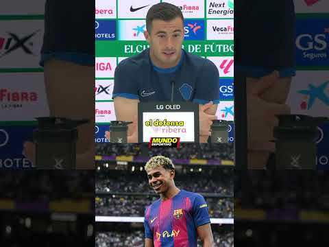 ⚽️ Iñaki Peña sobre Lamine: "Es casi imparable. Tenemos que pararlo conjuntamente" #shorts