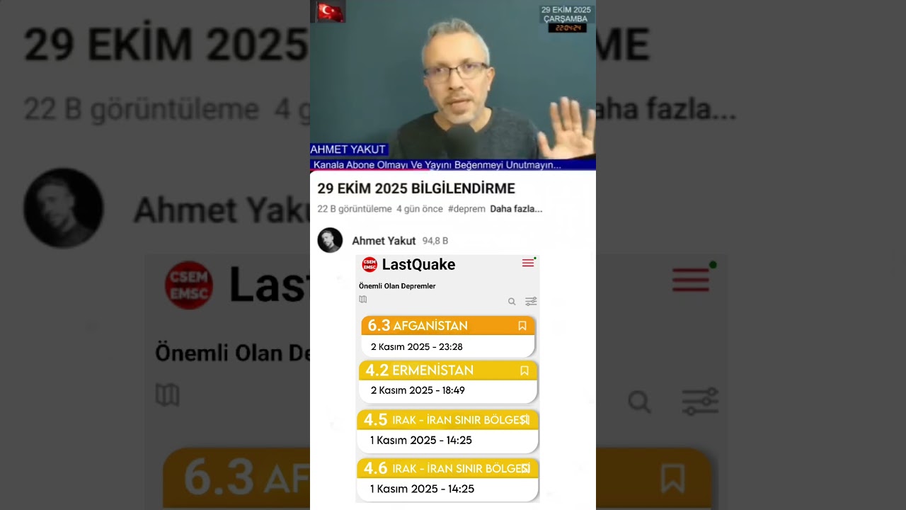 Afghanistan and Iran Hit by Major Earthquakes: 6.3 and 4.5 Magnitude 🌍