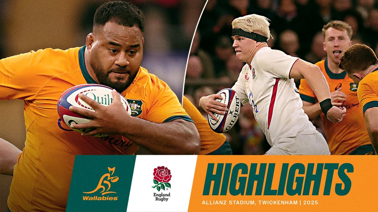 Wallabies vs England Highlights | Spring Tour 2025 🏉
