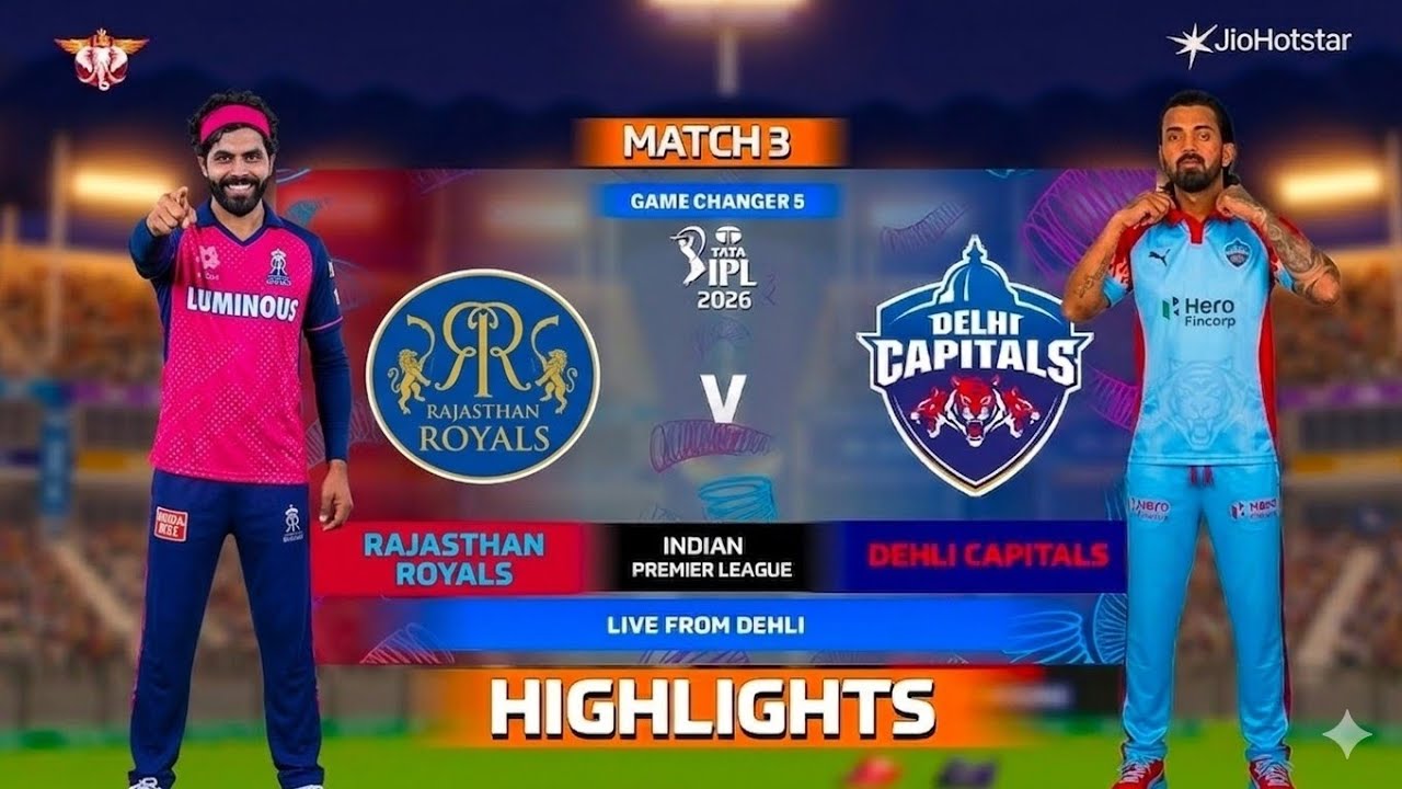 DC vs RR Highlights IPL 2025 | Match 4 🏏