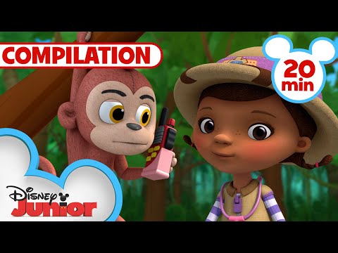 Doc McStuffins Ultimate Safari 🐯 | 20 Minute Compilation | Doc McStuffins | @disneyjr