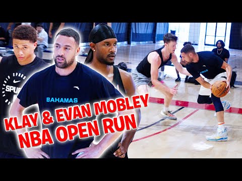 Klay Thompson, Evan Mobley,  & Carter Bryant *GO CRAZY* in NBA Open Run