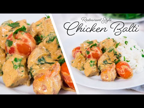 Authentic Chicken Balti Recipe - Easy Indian Restaurant Style Food #Ad