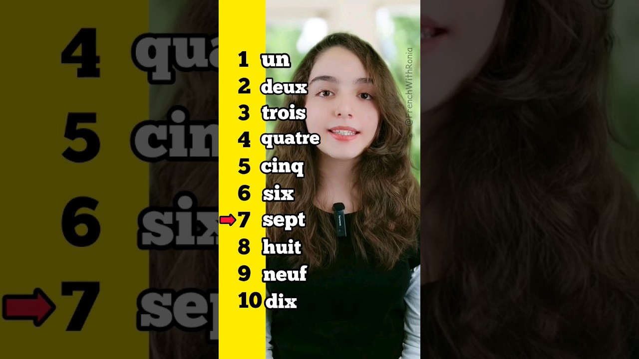 Learn Numbers 1-10 in French π«π·