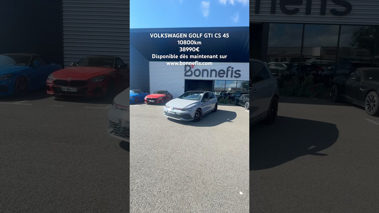 🚗 Découvrez la Volkswagen Golf GTI CS 45, Disponible dès Maintenant sur BonneFis.com!