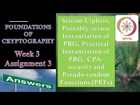 Week 3 Assignment Answers Foundations of Cryptography