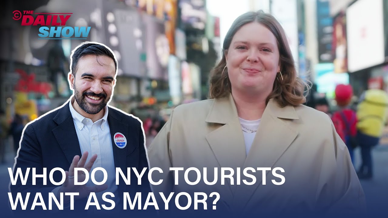 New York Tourists Express Preferences for NYC Mayor in Exit Poll | The Daily Show