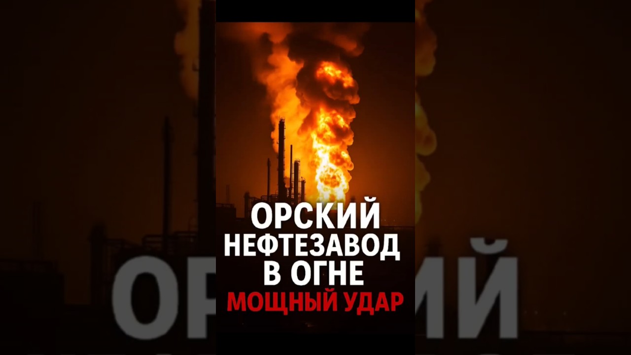 Взрыв на Орском НПЗ в глубине России 🔥