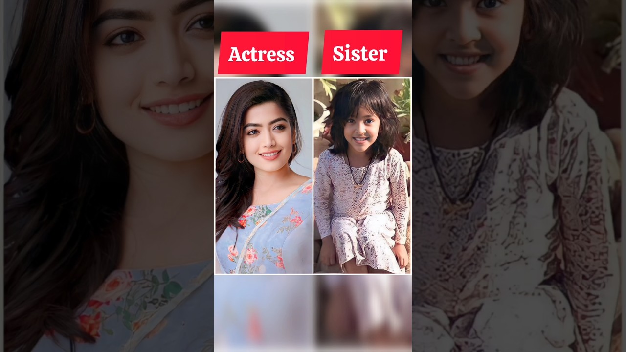 South Indian actress and Sister 💖 #south #saipallavi #rashmikamandanna #ytshorts #shorts #couple