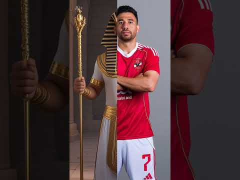 ازاى تعمل صورتك بالذكاء الاصطناعي بالزي الفرعوني تريزيجه لاعب الأهلي #football #اليورو #trending #اه