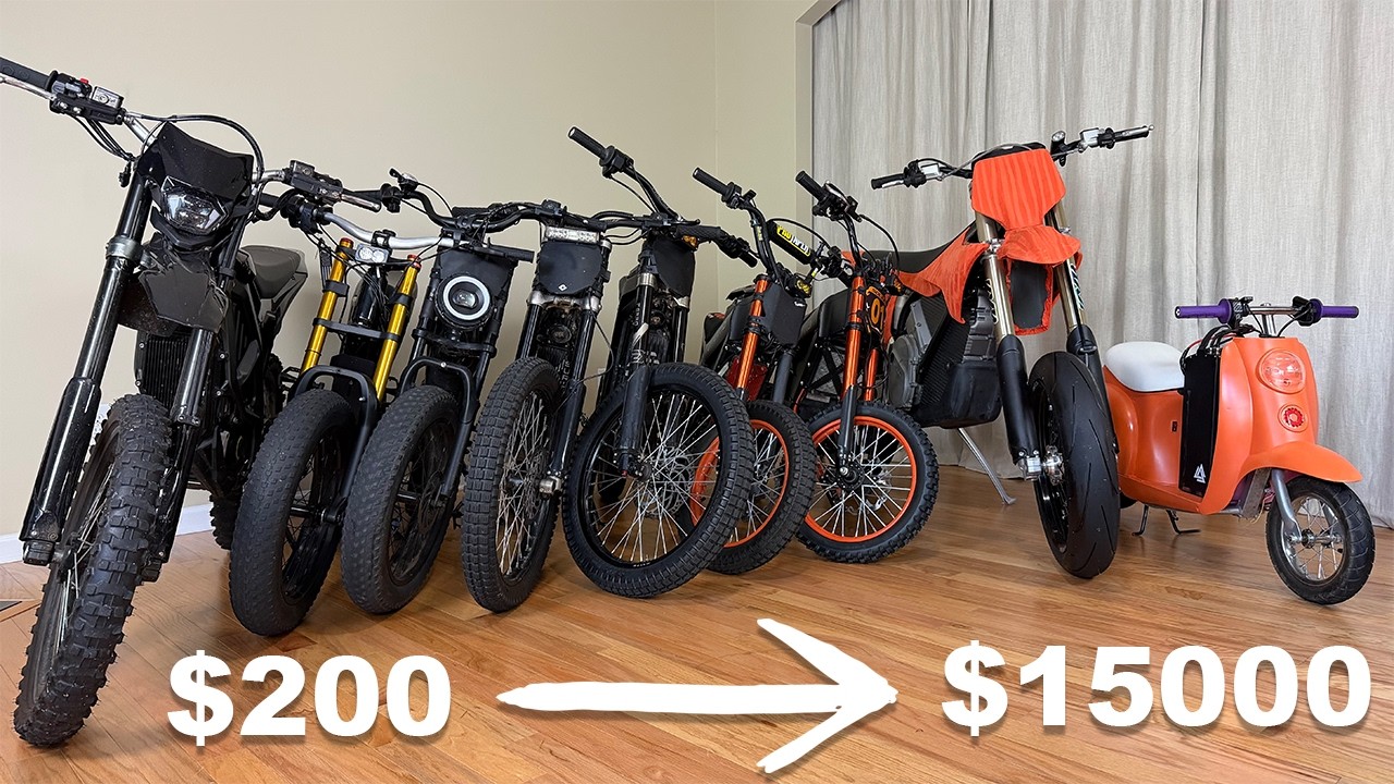 Every E-Bike I Own β All 9 Ranked