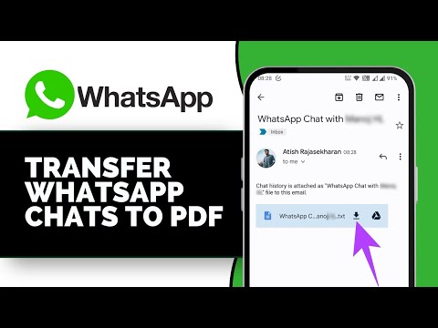 How to Transfer WhatsApp Chats to PDF (Full Guide)