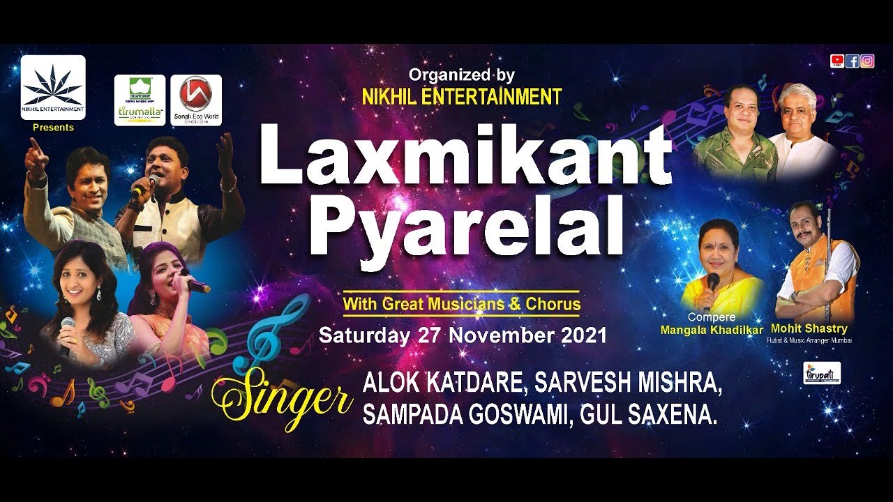 Experience the Iconic Music of Laxmikant Pyarelal 🎶 | Full Concert by Nikhil Entertainment