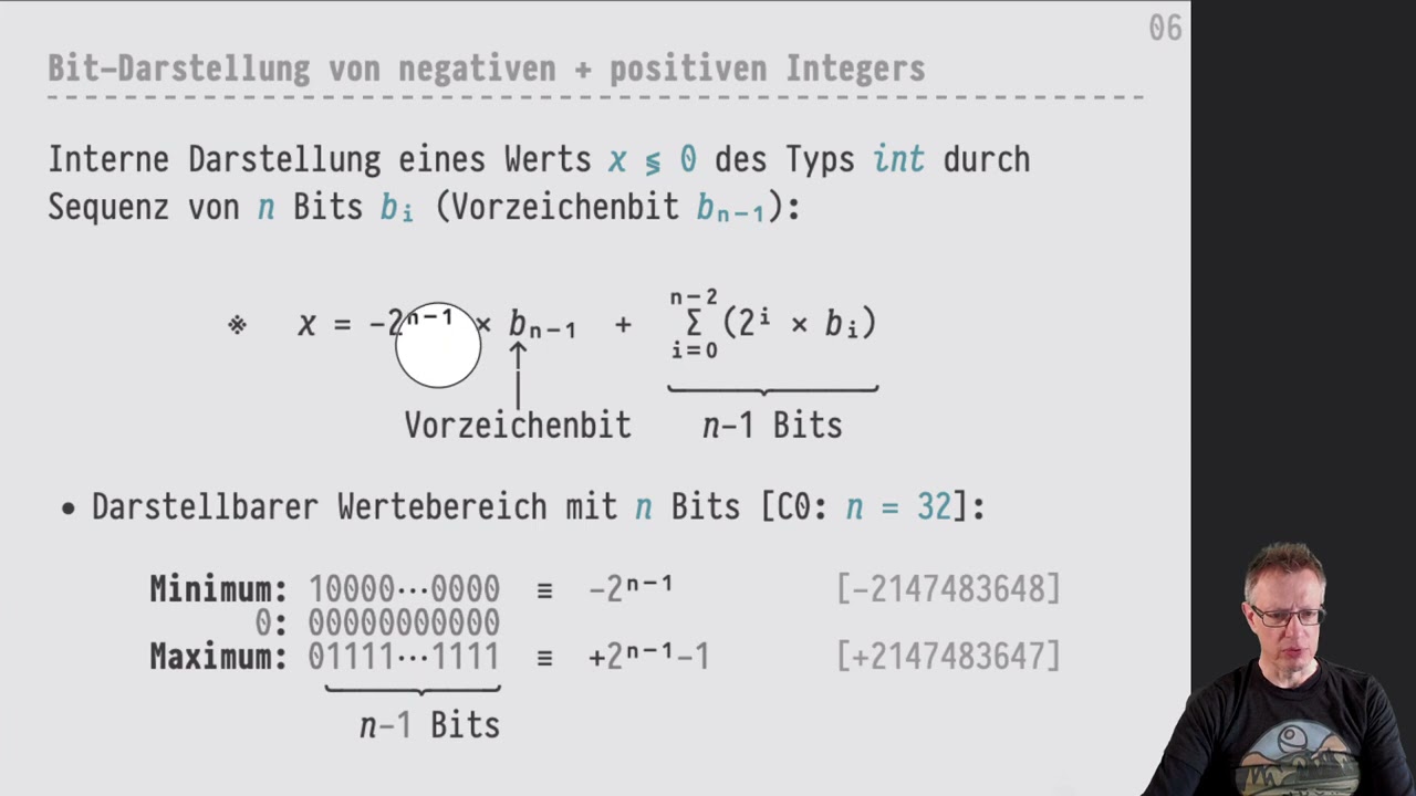 Informatik 2: Mastering Negative Integers & Zweierkomplement (Video #008) 📘