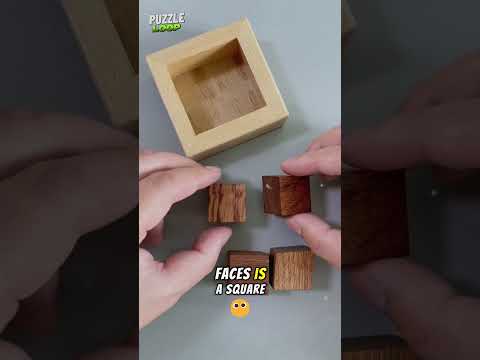 Can you fit four wooden blocks into the box?#brainteaser #puzzle #puzzlechallenge #iqtest