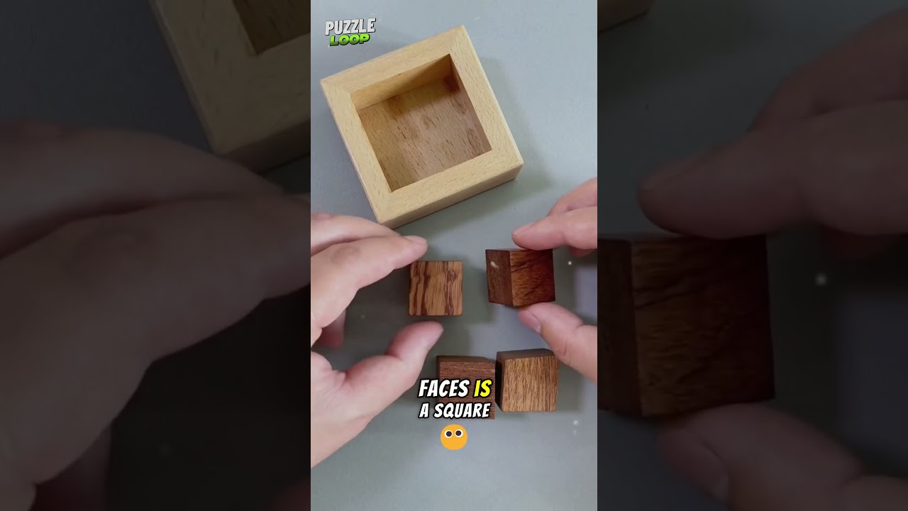 Can You Fit 4 Wooden Blocks Into the Box? 🧩