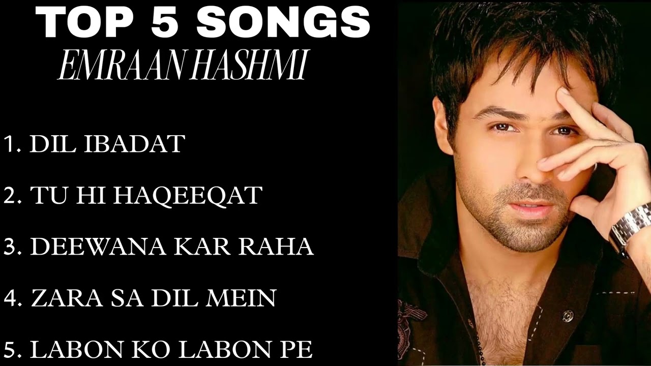 EMRAAN HASHMI TOP 5 ROMANTIC SONGS / BOLLYWOOD ROMANTIC SONGS 2025 / ROMANTIC SONGS /