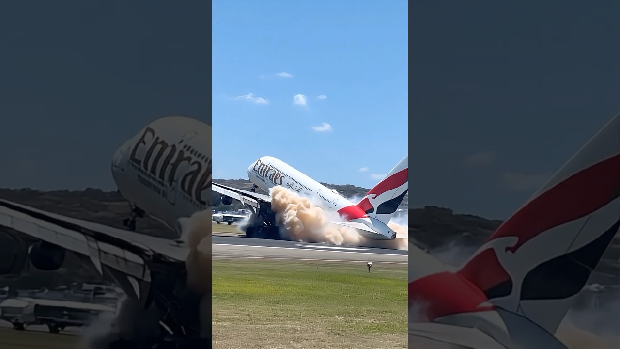 Dramatic Landing: Plane Loses Control but Lands Safely ✈️