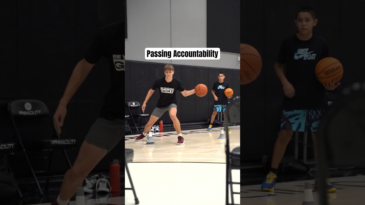 Basketball Drill to Improve Handle, Footwork & Passing 🏀
