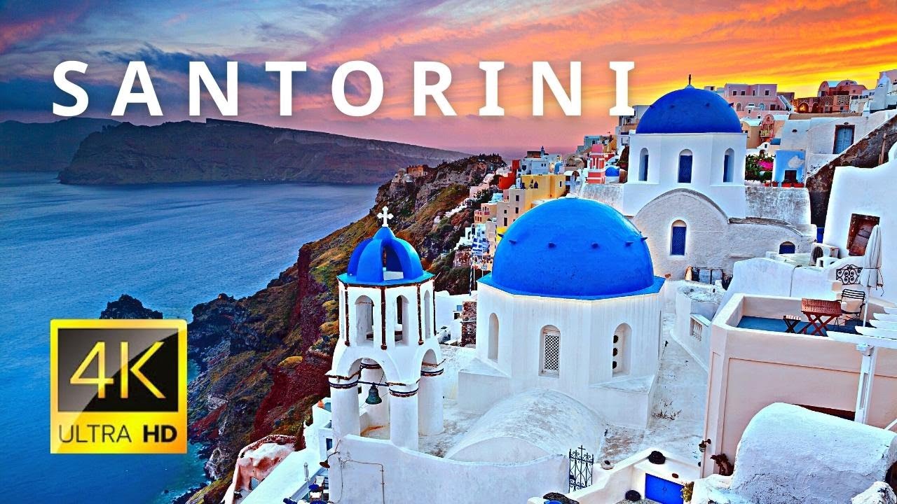 Santorini Greece in Stunning 4K Ultra HD 🌅