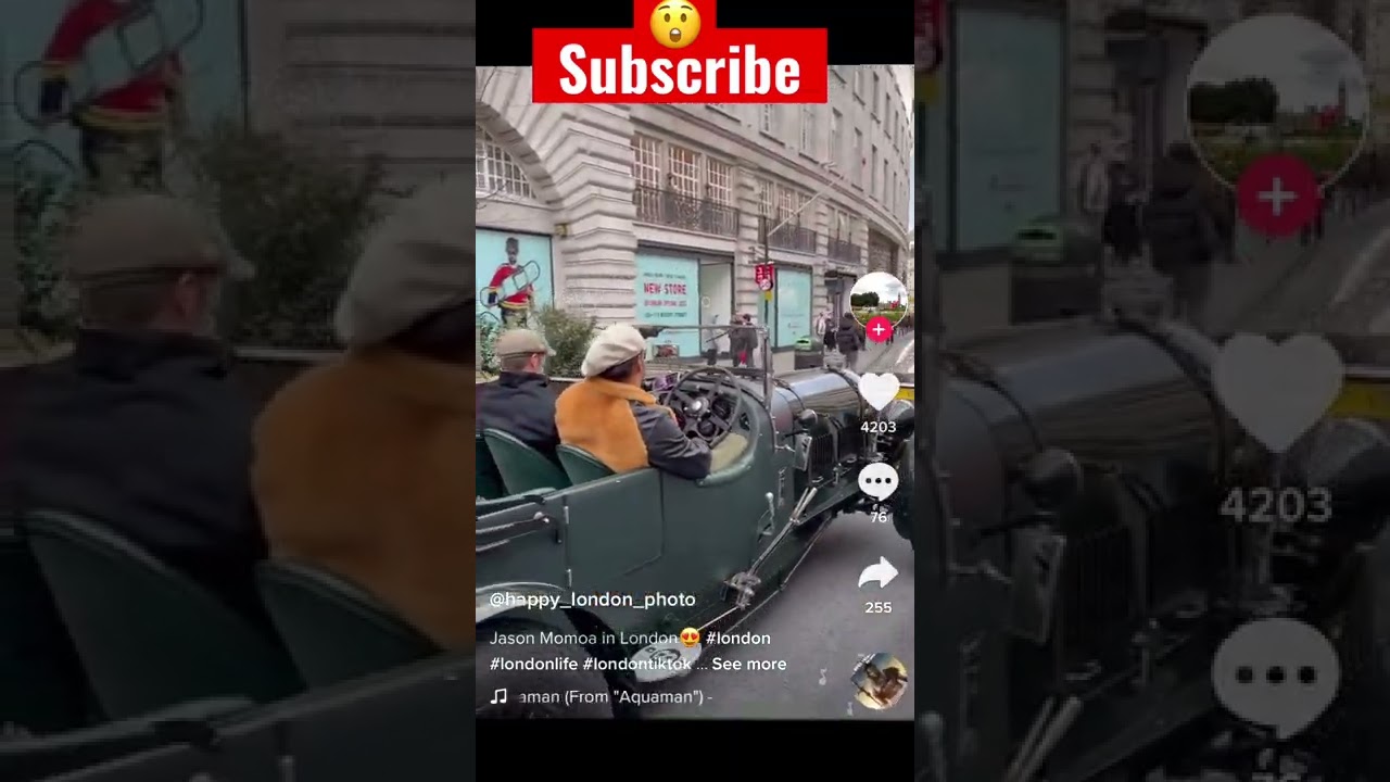 Aquaman Lands in London 🌊